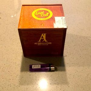Wooden cigar box